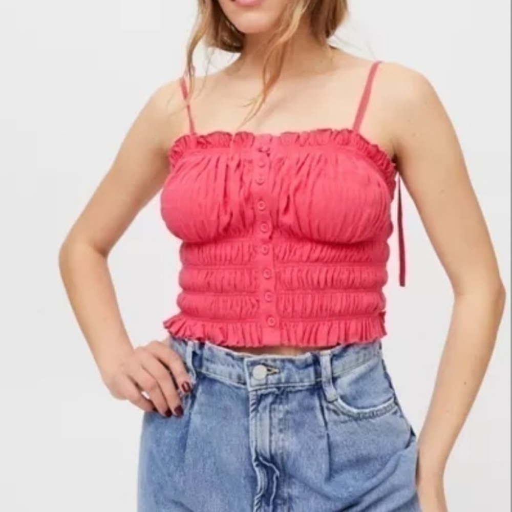 Nwt Urban Outfitters Summer Smocked Cami